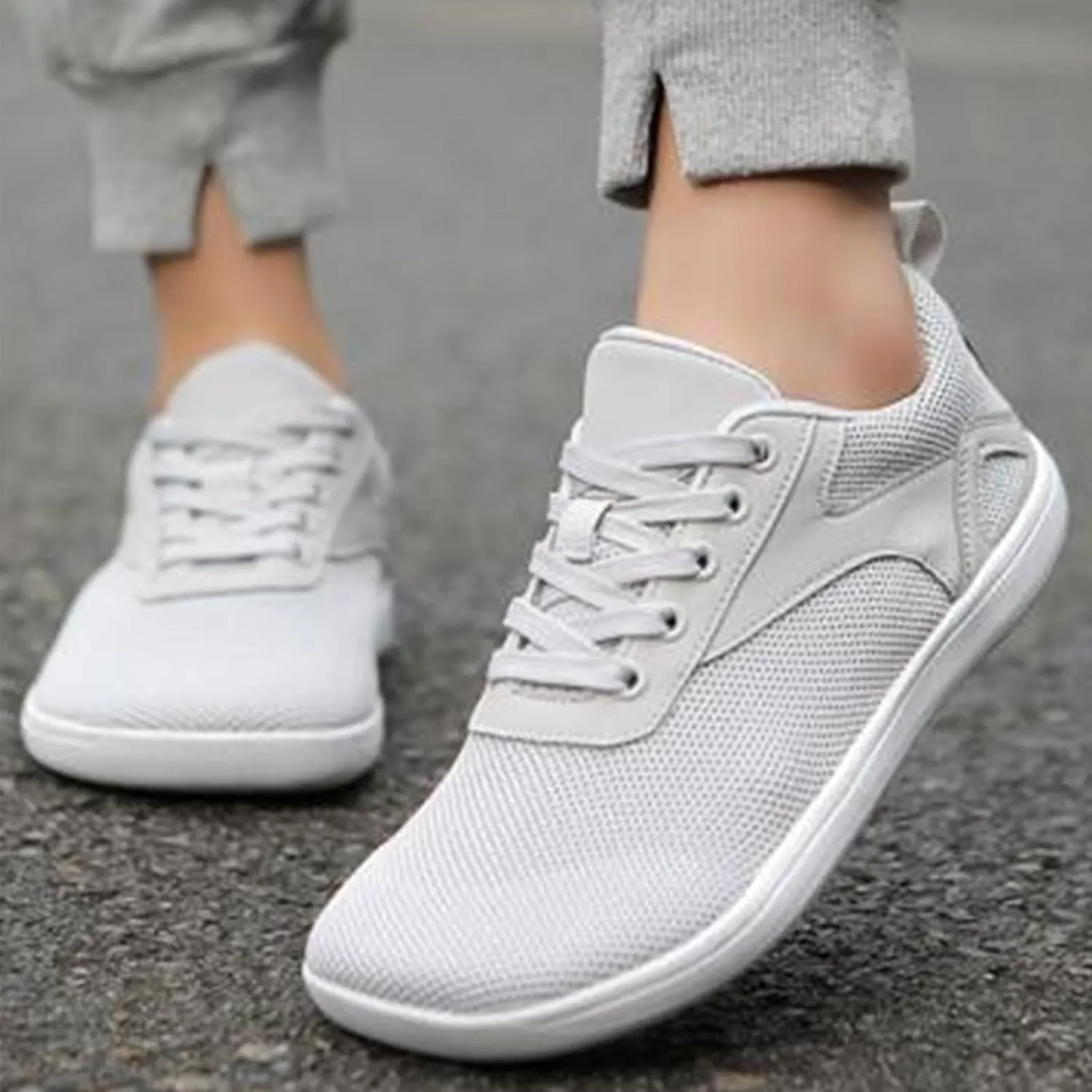 Athletic Fashion Sneakers for Men Breathable Elastic Fly Woven Mesh Sneaker Arch Support Walking Shoes for Men