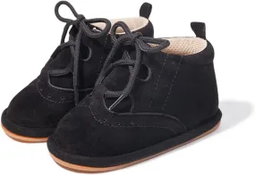 Baby Boys Girls Booties Fleece Anti-Slip Soft Sole Boots Toddler First Walker Warm Shoes