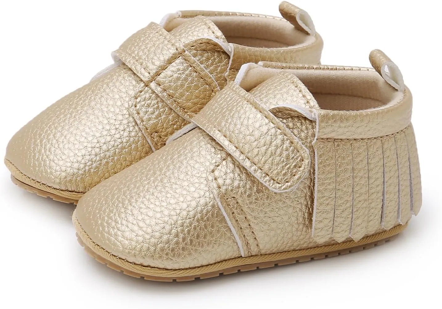 Baby Boys Girls Moccasins Sneakers Soft Sole Tassels Prewalker Anti-Slip Shoes