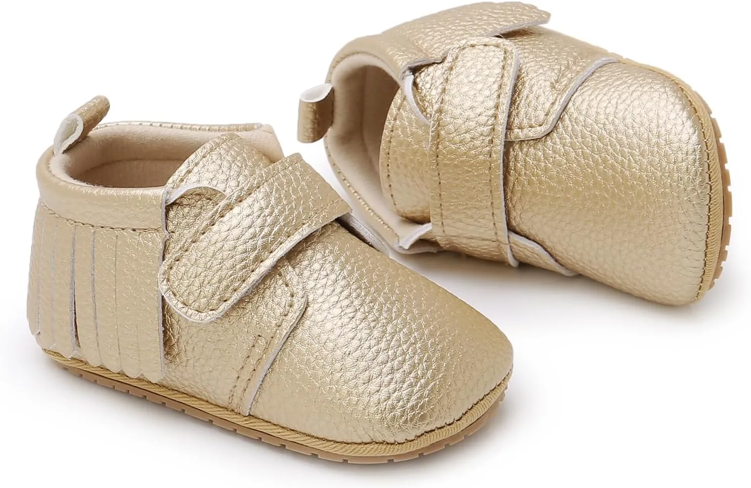 Baby Boys Girls Moccasins Sneakers Soft Sole Tassels Prewalker Anti-Slip Shoes