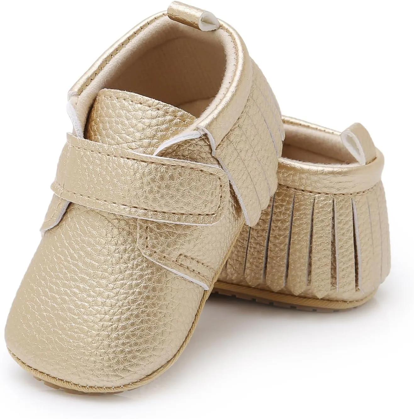 Baby Boys Girls Moccasins Sneakers Soft Sole Tassels Prewalker Anti-Slip Shoes