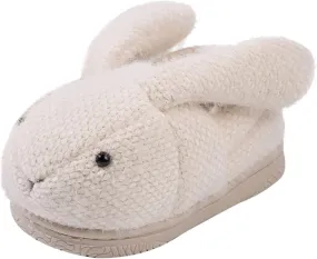 Boys Girls House Animals Plush Slippers Fashion Cute Fall Winter Slippers Flat Bottom Round Toe Soft Warm Slippers