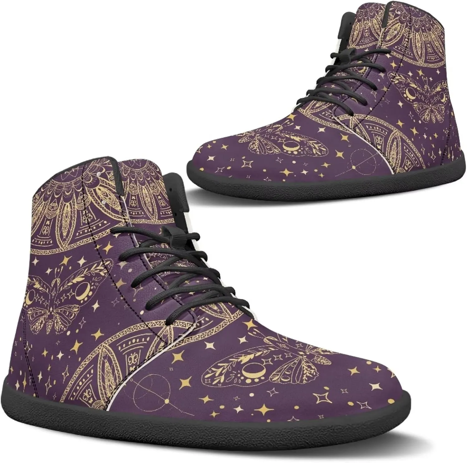 Ethnic Mandala Unisex Minimalist Wide Barefoot Shoes Women Zero Drop Sneaker Men's Wide Trail-Running Shoes