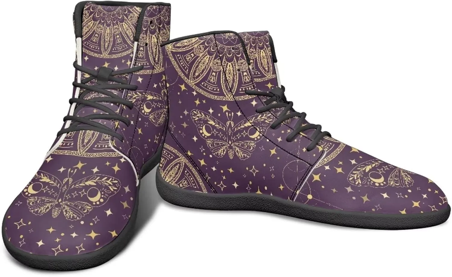 Ethnic Mandala Unisex Minimalist Wide Barefoot Shoes Women Zero Drop Sneaker Men's Wide Trail-Running Shoes