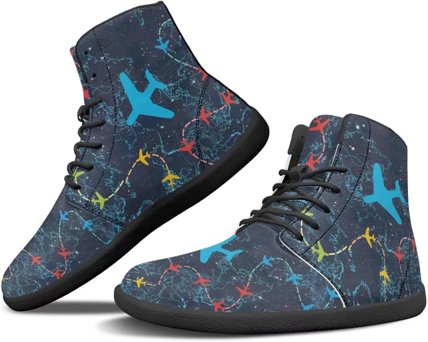 Fire Car Print Hiking Shoes Men Outdoor Athletic Sports Shoes Walking Shoes Trail Running Shoes