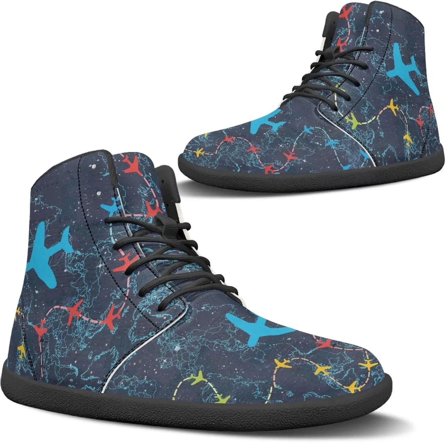 Fire Car Print Hiking Shoes Men Outdoor Athletic Sports Shoes Walking Shoes Trail Running Shoes