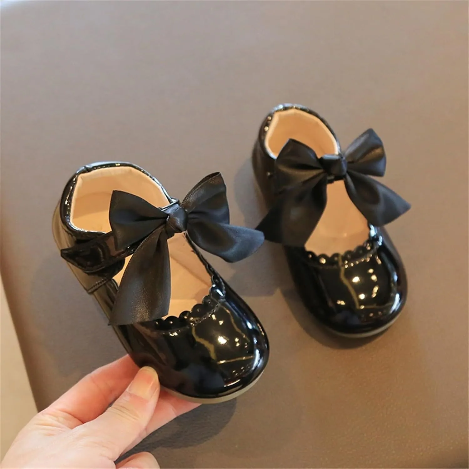 Girls Mary Jane Dress Shoes Cute Ballet ?lats Princess Flower Hook Loop Walking Sandals for Toddler/Little Kid