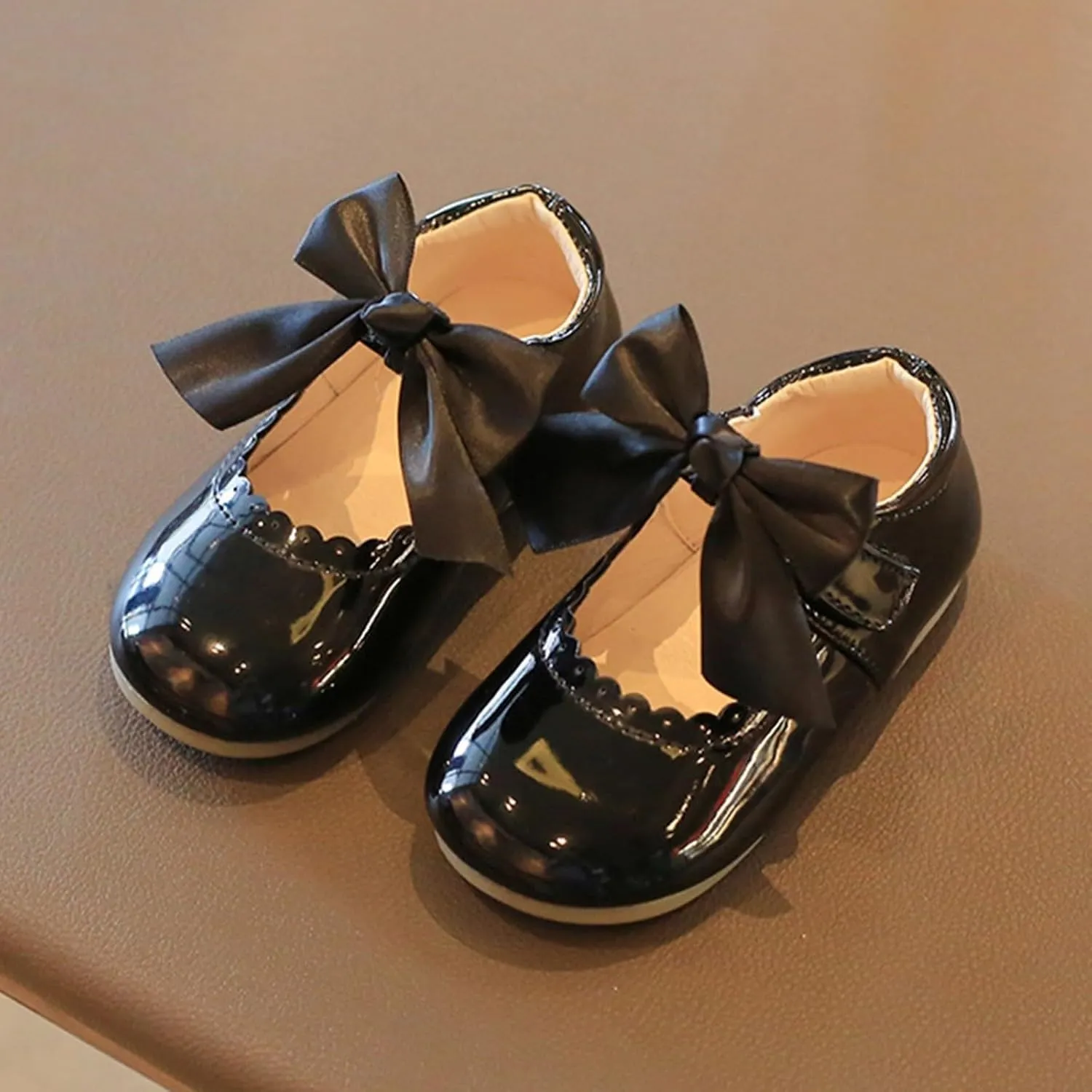 Girls Mary Jane Dress Shoes Cute Ballet ?lats Princess Flower Hook Loop Walking Sandals for Toddler/Little Kid