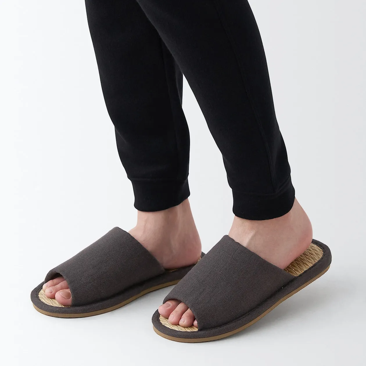 Igusa Open Toe Slippers