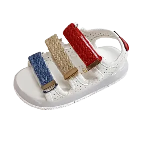 L206 Marineford White Anti-Slip Sandals (EU21-30)