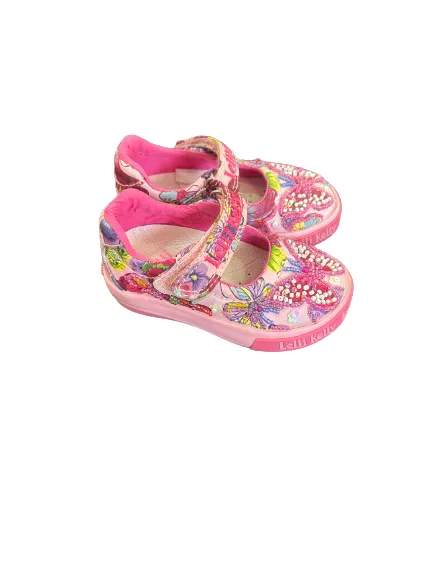 Lelli Kelly glitter daisy canvas shoes
