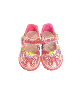 Lelli Kelly glitter daisy canvas shoes