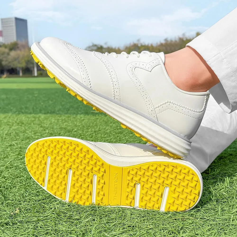 Men Spikeless Golf Shoes Non-Slip Golf Training Sneakers Male Golf Footwears Spike Less Golf Walking Sports Sneakers for Men