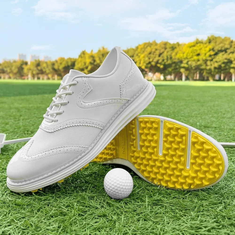 Men Spikeless Golf Shoes Non-Slip Golf Training Sneakers Male Golf Footwears Spike Less Golf Walking Sports Sneakers for Men