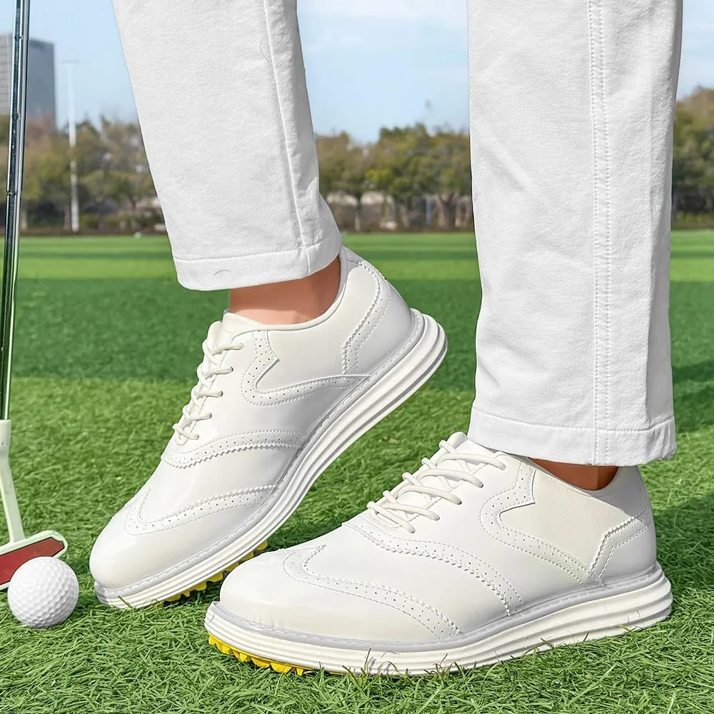 Men Spikeless Golf Shoes Non-Slip Golf Training Sneakers Male Golf Footwears Spike Less Golf Walking Sports Sneakers for Men