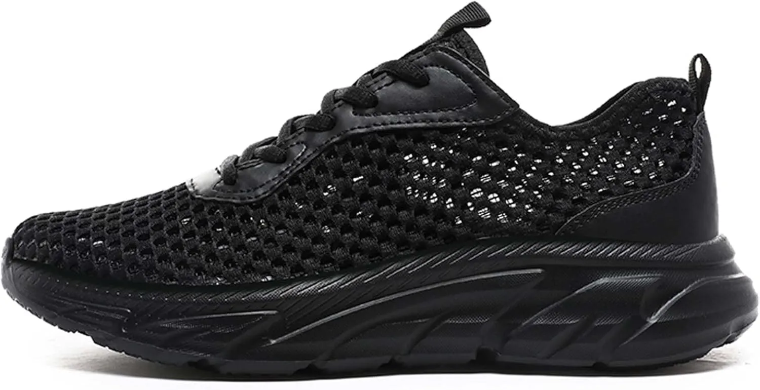 Men's Mesh Sports Running Shoes Lightweight Breathable Casual Walking Work Jogging Shoes Non-Slip Soft Bottom Sports Tennis Fitness Training Shoes