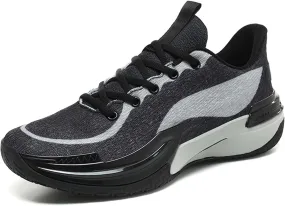 Men's Professional Basketball Shoes Breathable Mesh Sneakers Indoor and Outdoor Non-Slip Training Running Shoes Women's Fashion Sports Tennis Basketball Shoes