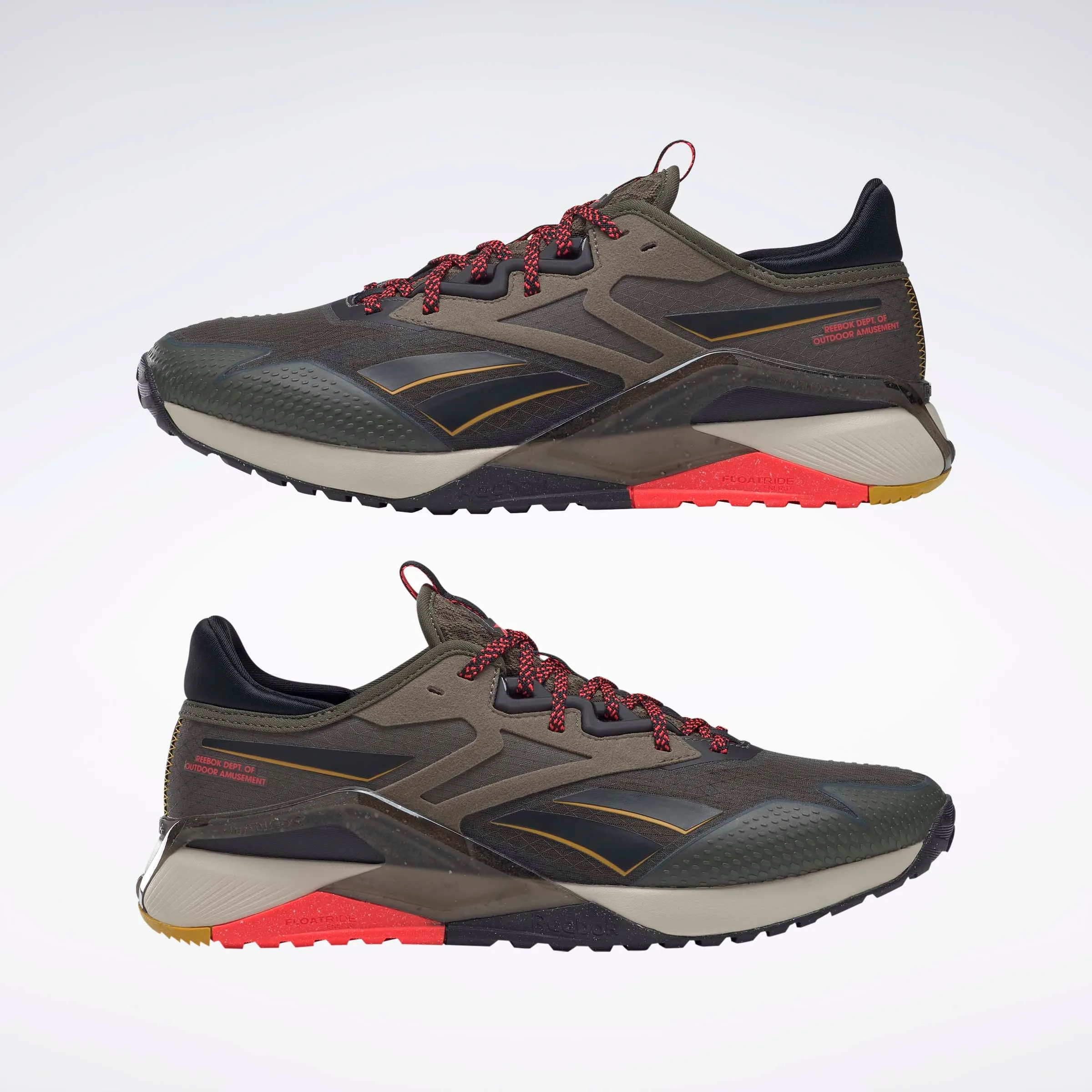 Nano X2 Tr Adventure Men's Shoes Army Green/Black/Neon Cherry