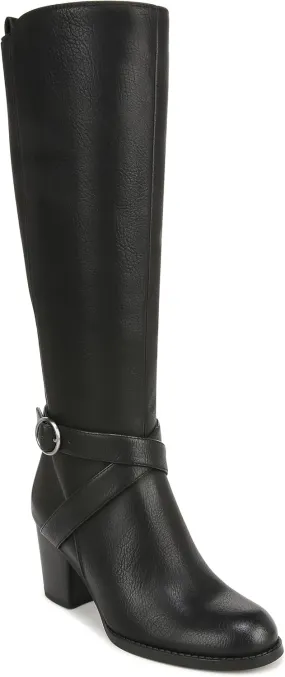 Naturalizer Soul Women's Triya Block Heel Wide Calf Tall Boot