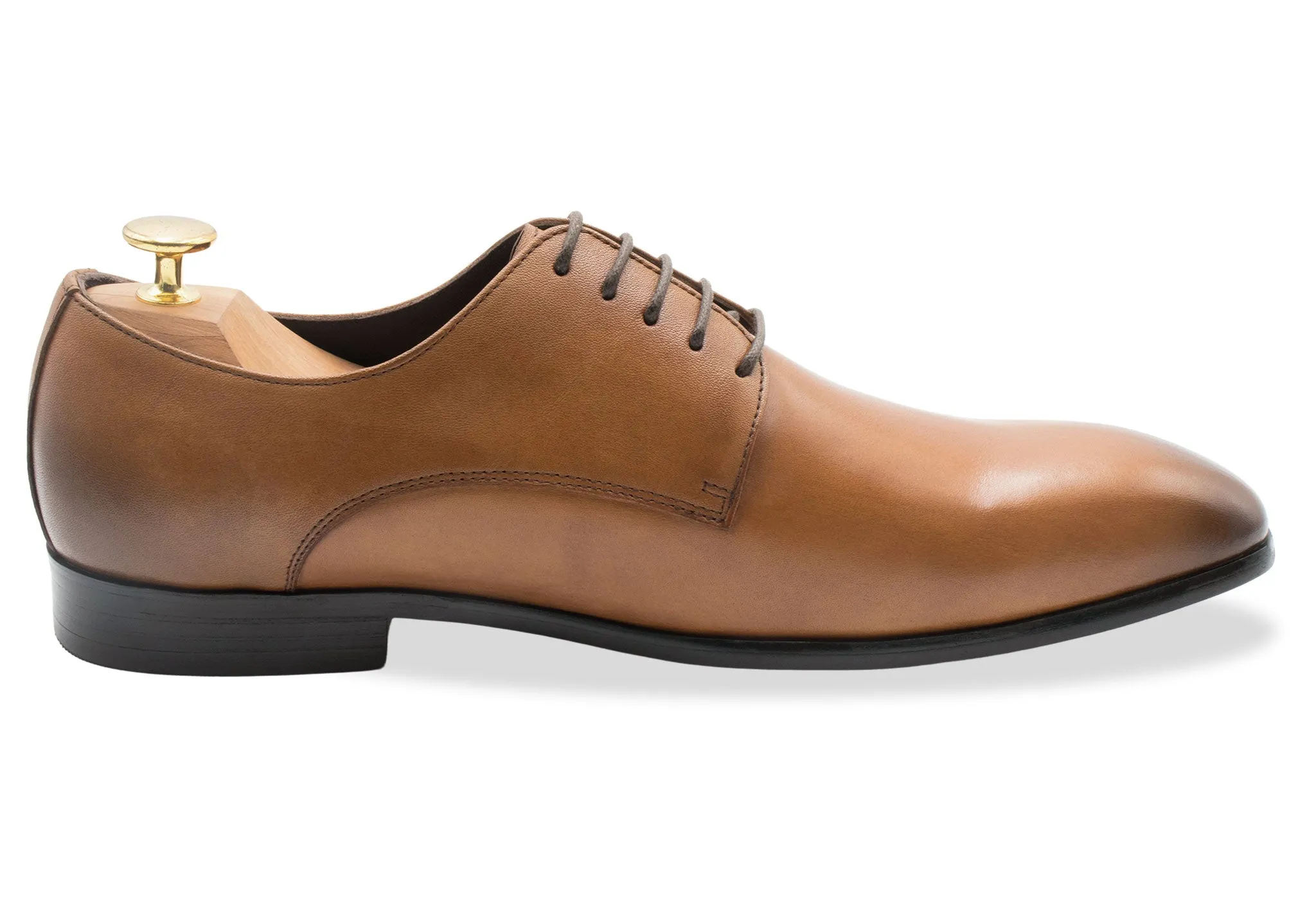 Sample Sale Ibarreta Blake Stitch Chestnut Derby - Size 42