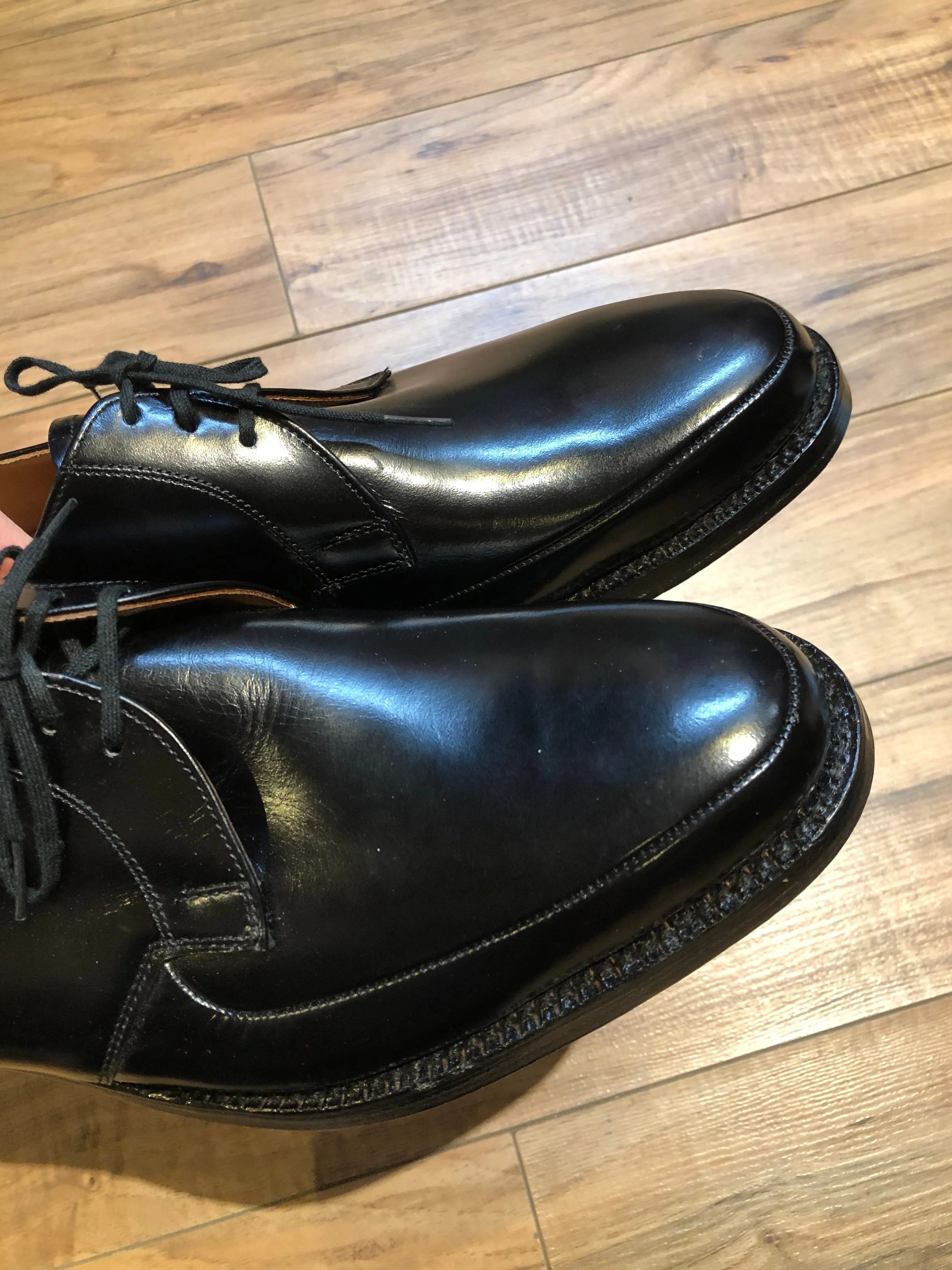 Vintage Deadstock Macfarlane Black Leather Dress Shoes