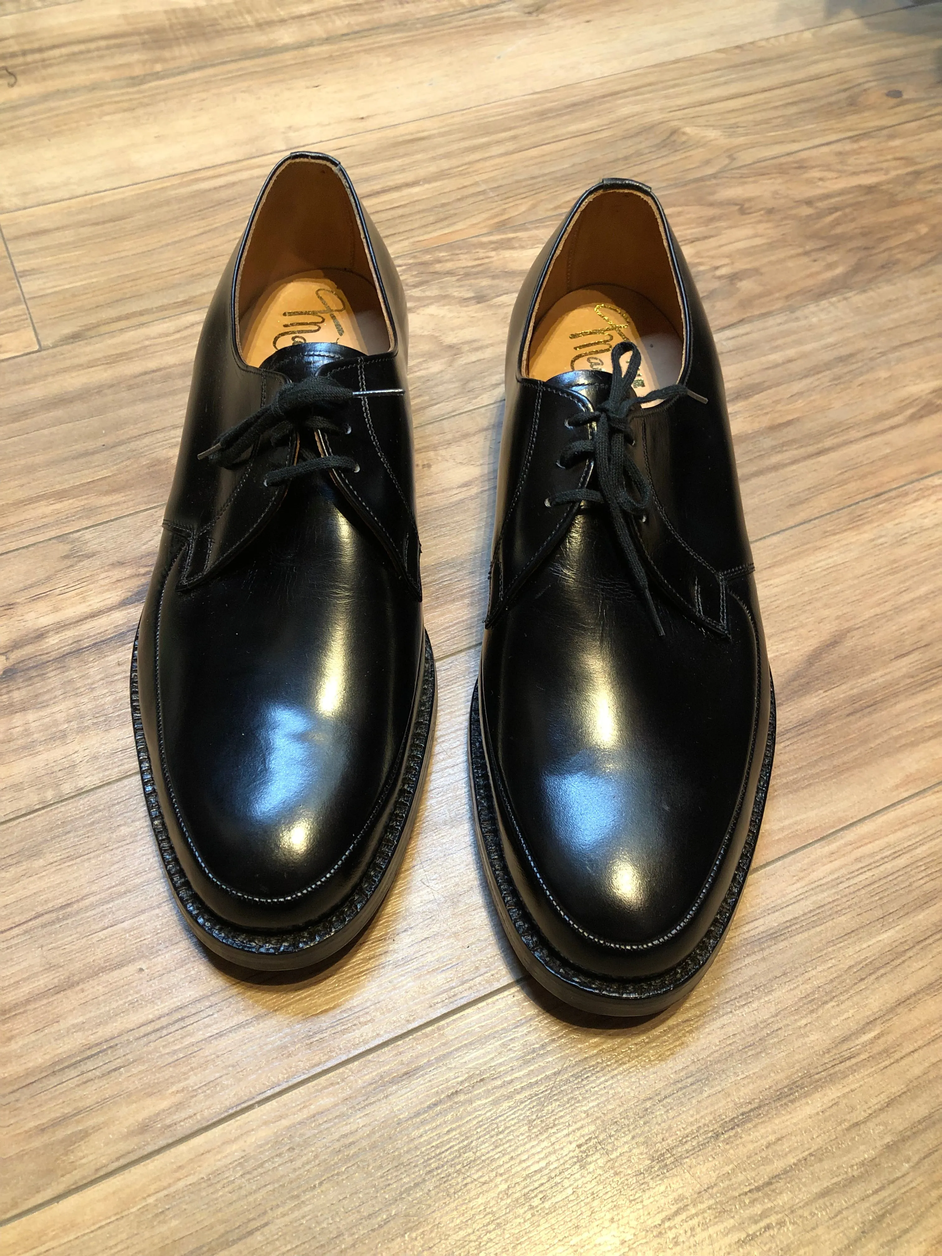 Vintage Deadstock Macfarlane Black Leather Dress Shoes