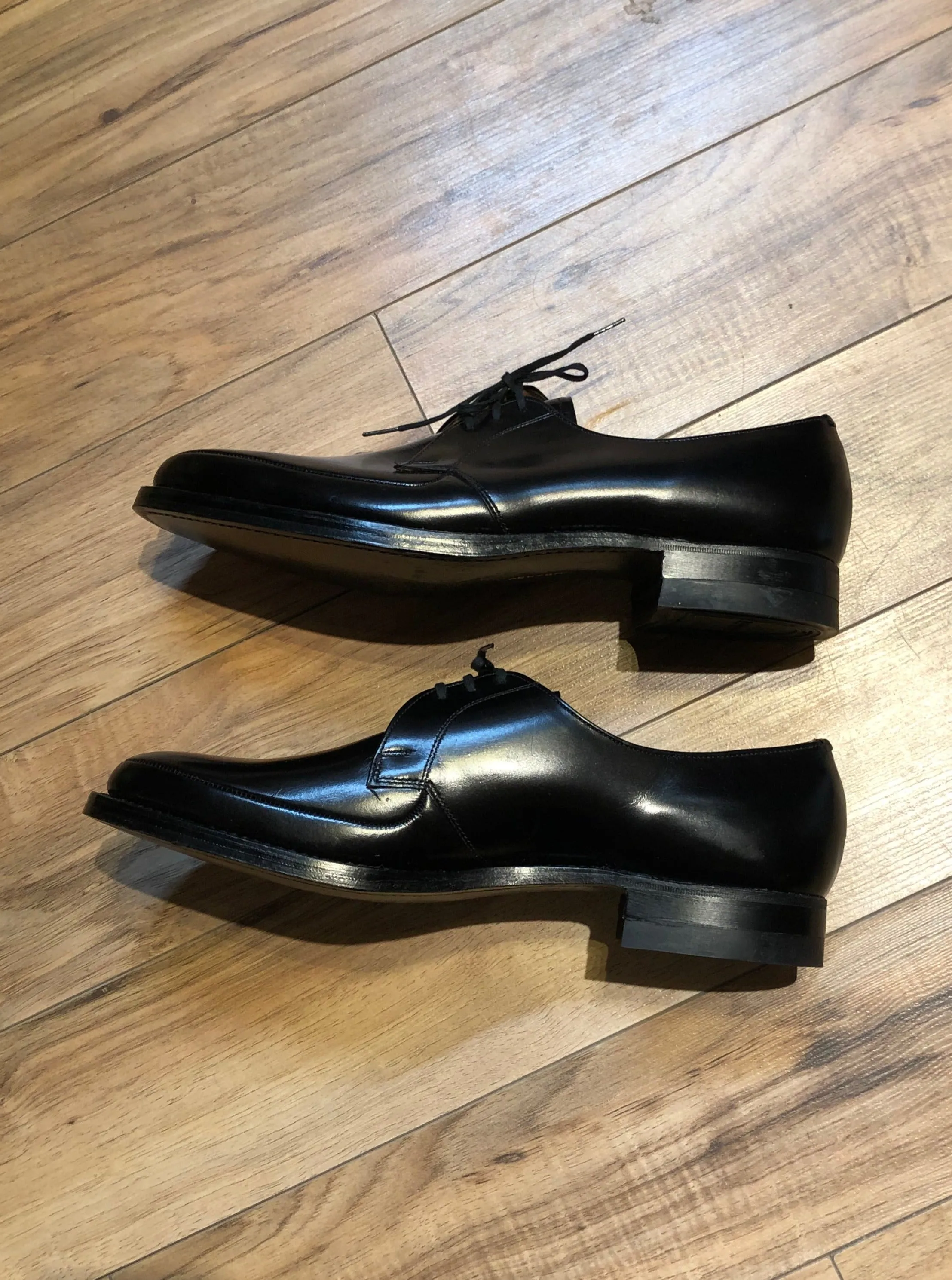Vintage Deadstock Macfarlane Black Leather Dress Shoes