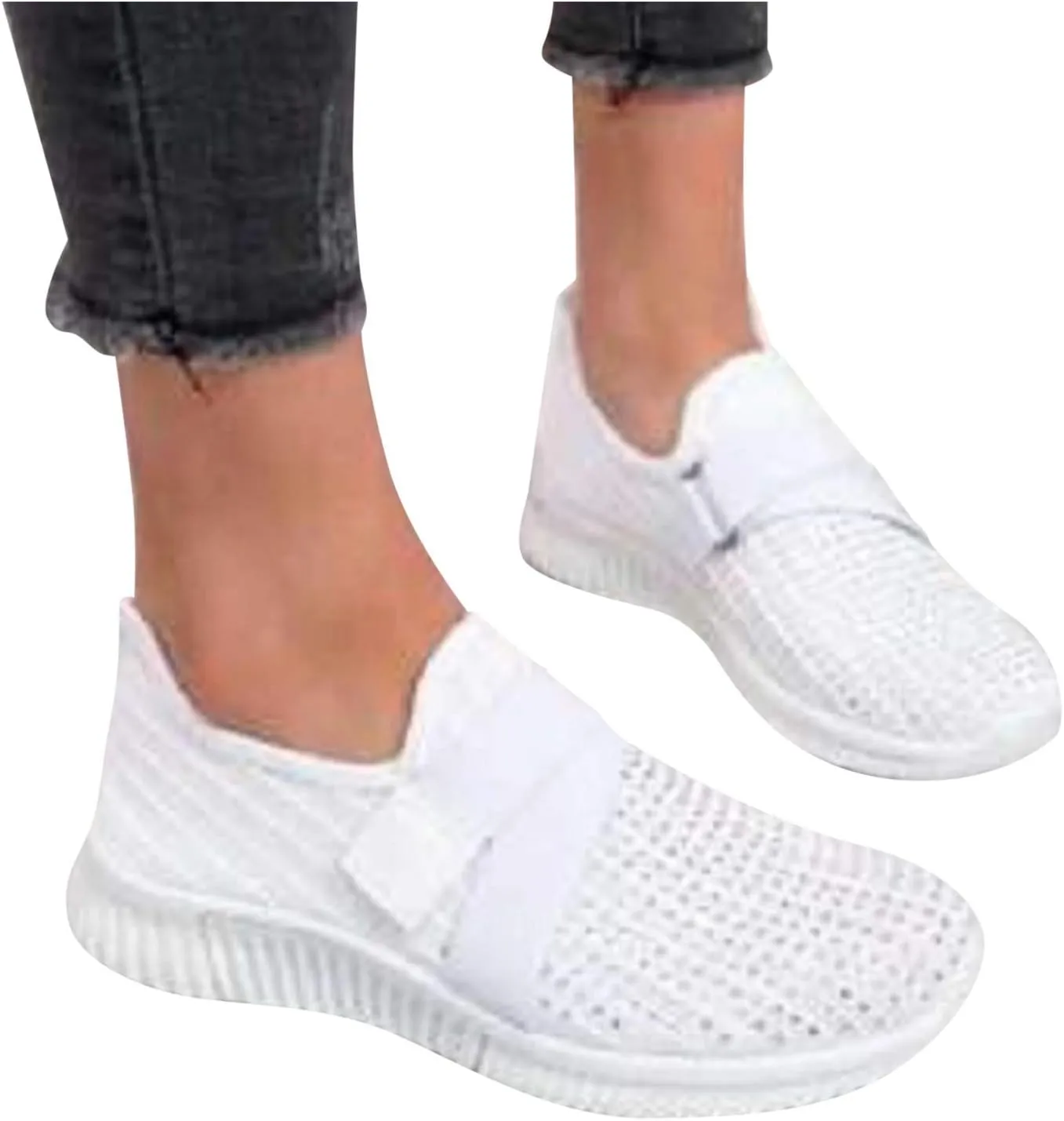 Women's Fashion Sneaker Womens Walking Shoes Slip On Fashion Platform Tennis Shoes Winter Loafers for Women Black Platform Sneakers for Women