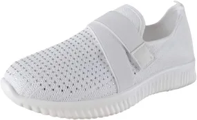 Women's Fashion Sneaker Womens Walking Shoes Slip On Fashion Platform Tennis Shoes Winter Loafers for Women Black Platform Sneakers for Women