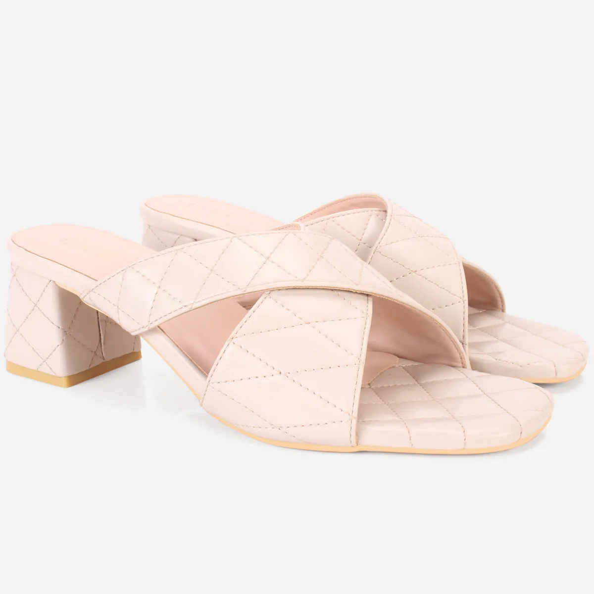 Women's "BAHITI" Quilted Crossbody Designer Sandals