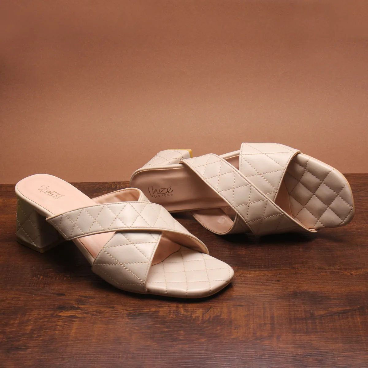 Women's "BAHITI" Quilted Crossbody Designer Sandals