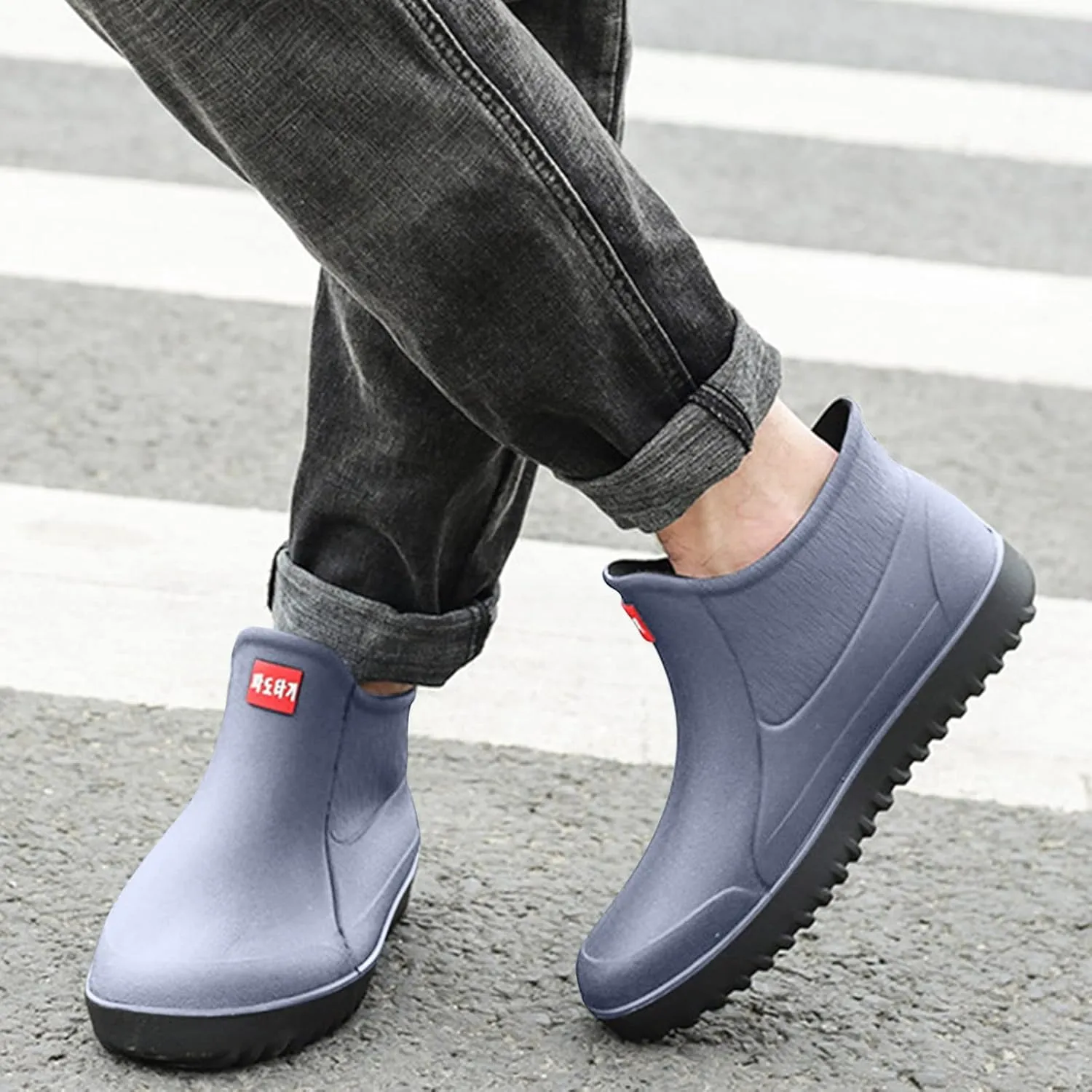 Womens Rubber Boots Womens Rain Boots for Boating Fishing Gardening Farming Ultra Anti-Slipping Rain Shoes