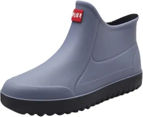 Womens Rubber Boots Womens Rain Boots for Boating Fishing Gardening Farming Ultra Anti-Slipping Rain Shoes
