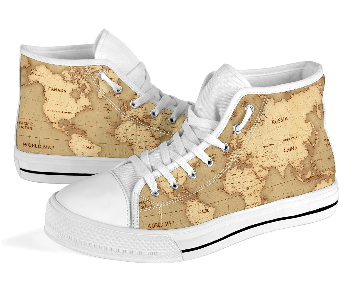 World Map High Top