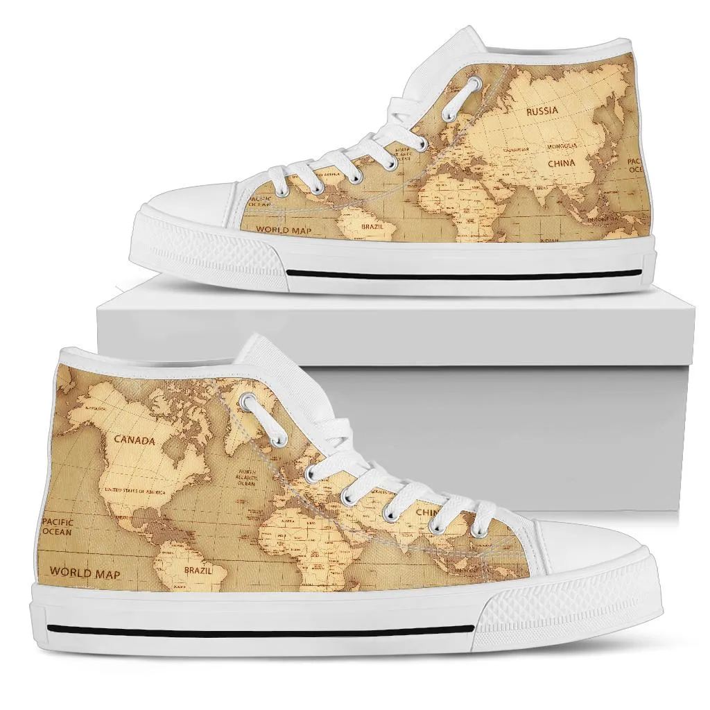 World Map High Top
