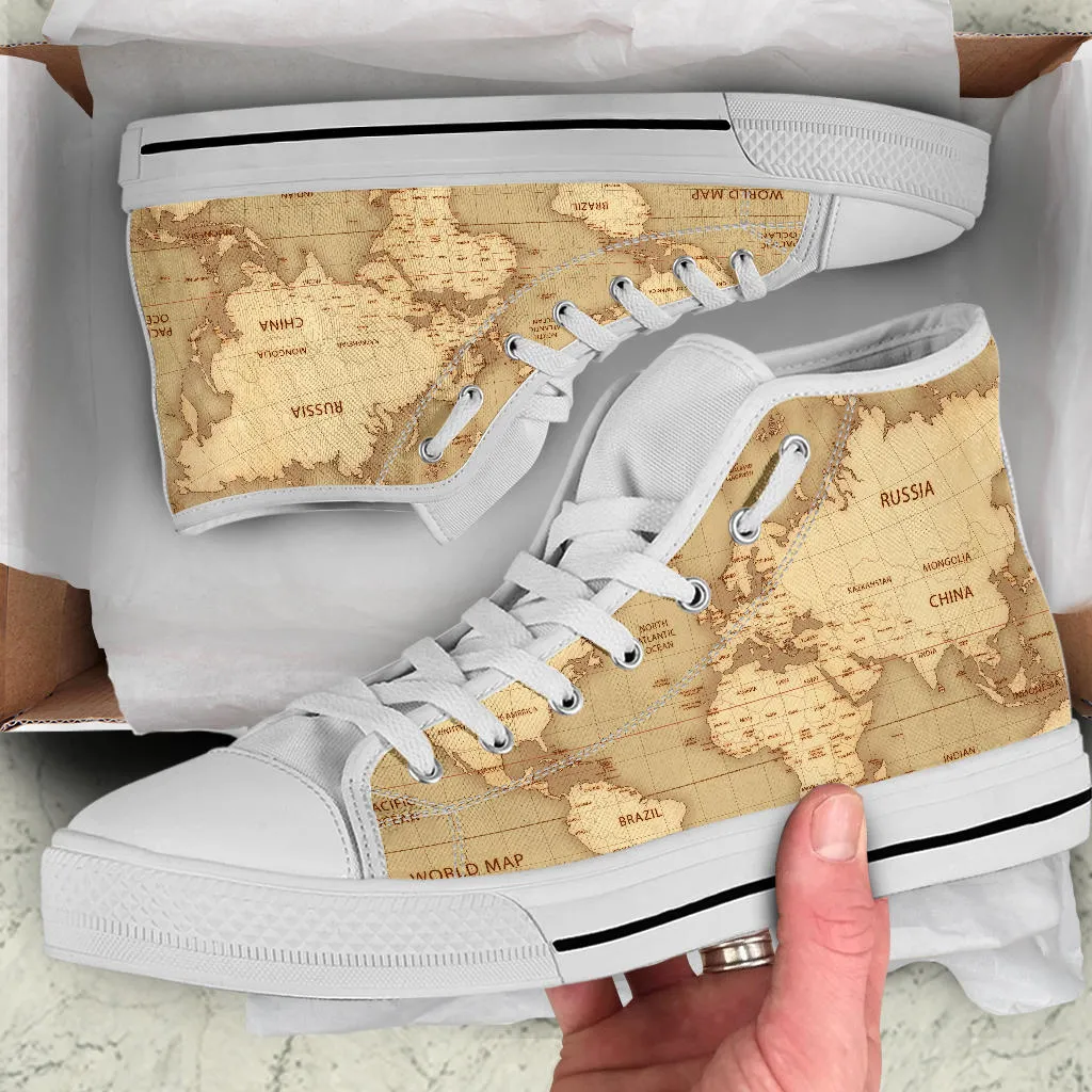 World Map High Top